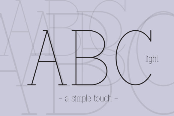 ABC Light: A Font for Business Clarity