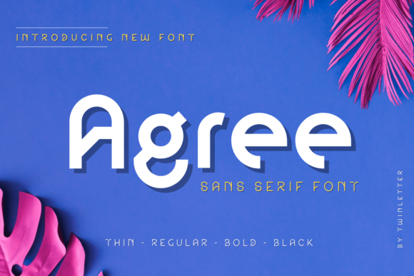 Agree: A Modern Font for Bold Campaigns