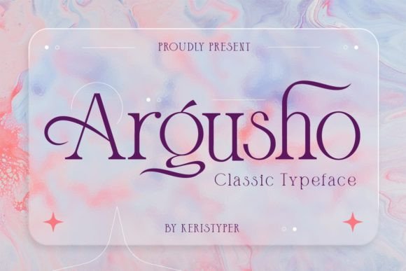 Argusho: A Serif Font for Elegant Branding