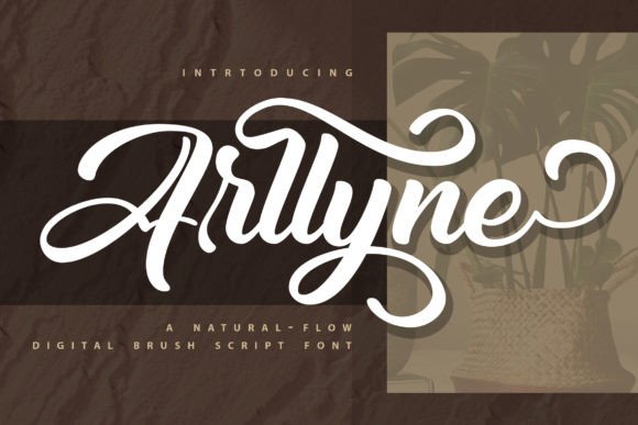 Arllyne: A Brush Script Font for Business Branding