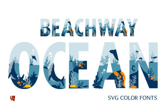 Beachway Ocean Font for Creative Brands