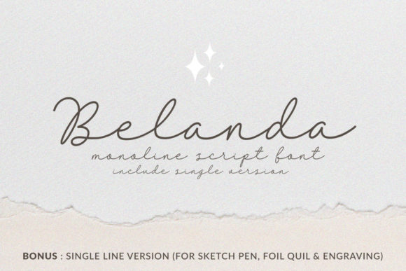 Belanda: A Vintage Script Font