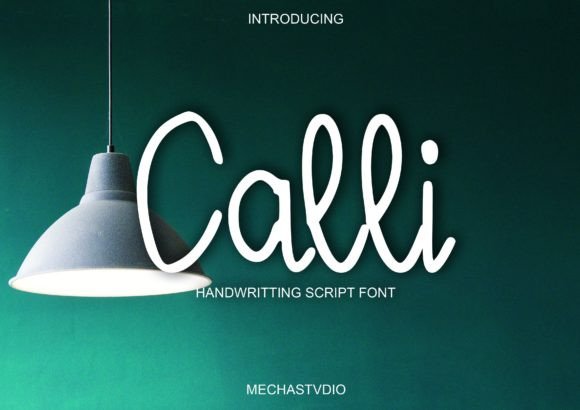Calli: A Handwritten Font for Web Design