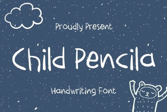 Child Pencila Font for Creative Campaigns