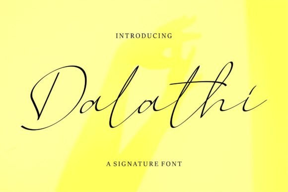 Dalathi: A Script Font for Elegant Branding