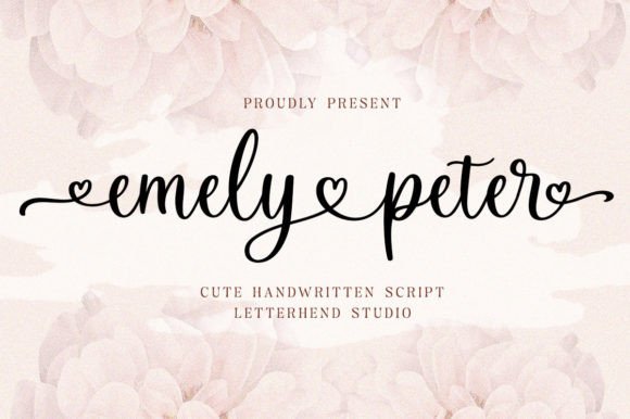 Emely and Peter Font for Web Design