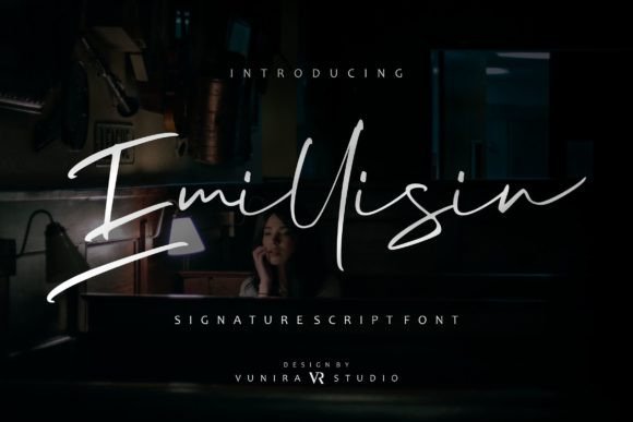 Emillisin: A Font for Elegant Branding
