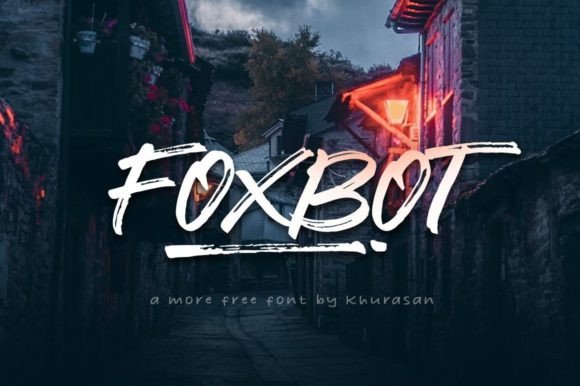 Foxbot: A Handwritten Font for Web Design