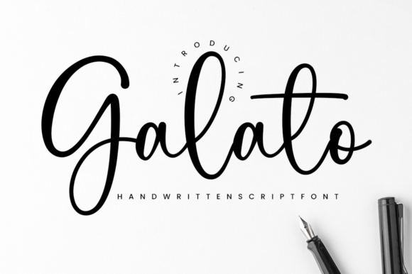 Galato Font for Elegant Branding
