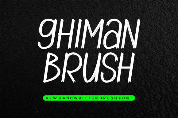 Ghiman Brush Font Review