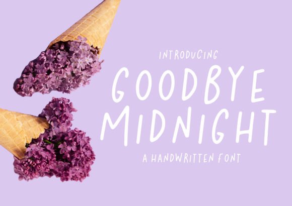 Goodbye Midnight Font for Business