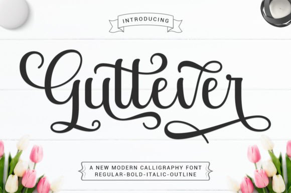 Guttever: A Beautiful Handwritten Font for Business
