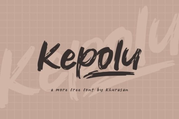 Kepolu Font for Creative Makers