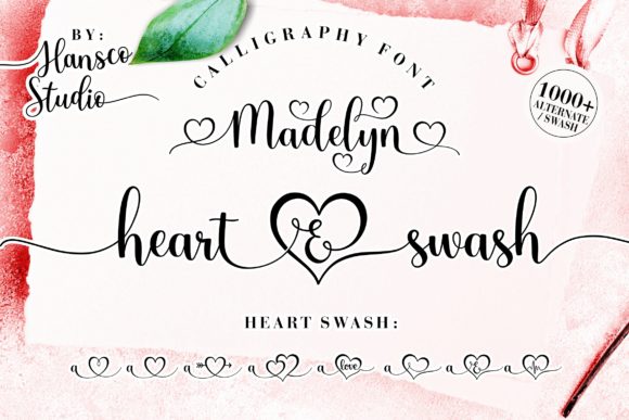 Madelyn Heart Font for Elegant Branding