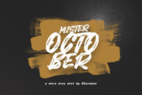 Mister October Font for Business