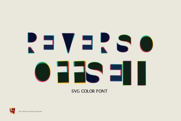 Reverso Offset Font for Business Branding