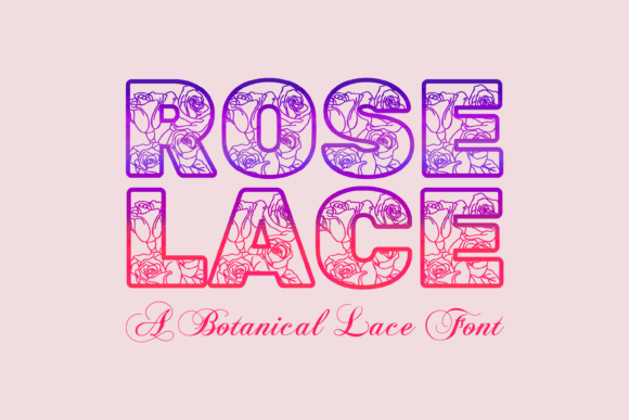 Rose Lace Font for Creative Projects