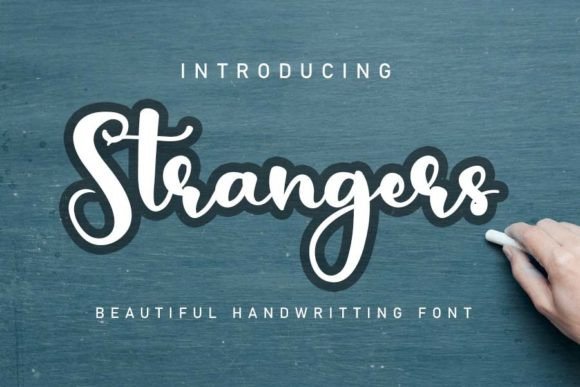 Strangers Font for Creative Makers