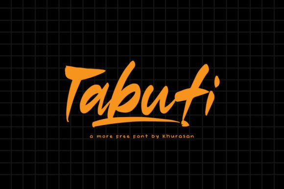 Tabuti: A Modern Brush Font for Impactful Campaigns