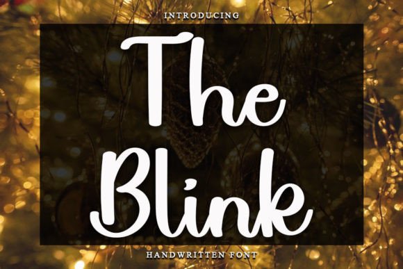 The Blink Font: A Touch of Elegance for Small Business Branding