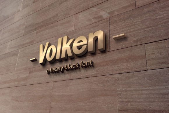 Volken: A Bold Sans Serif for Creative Projects